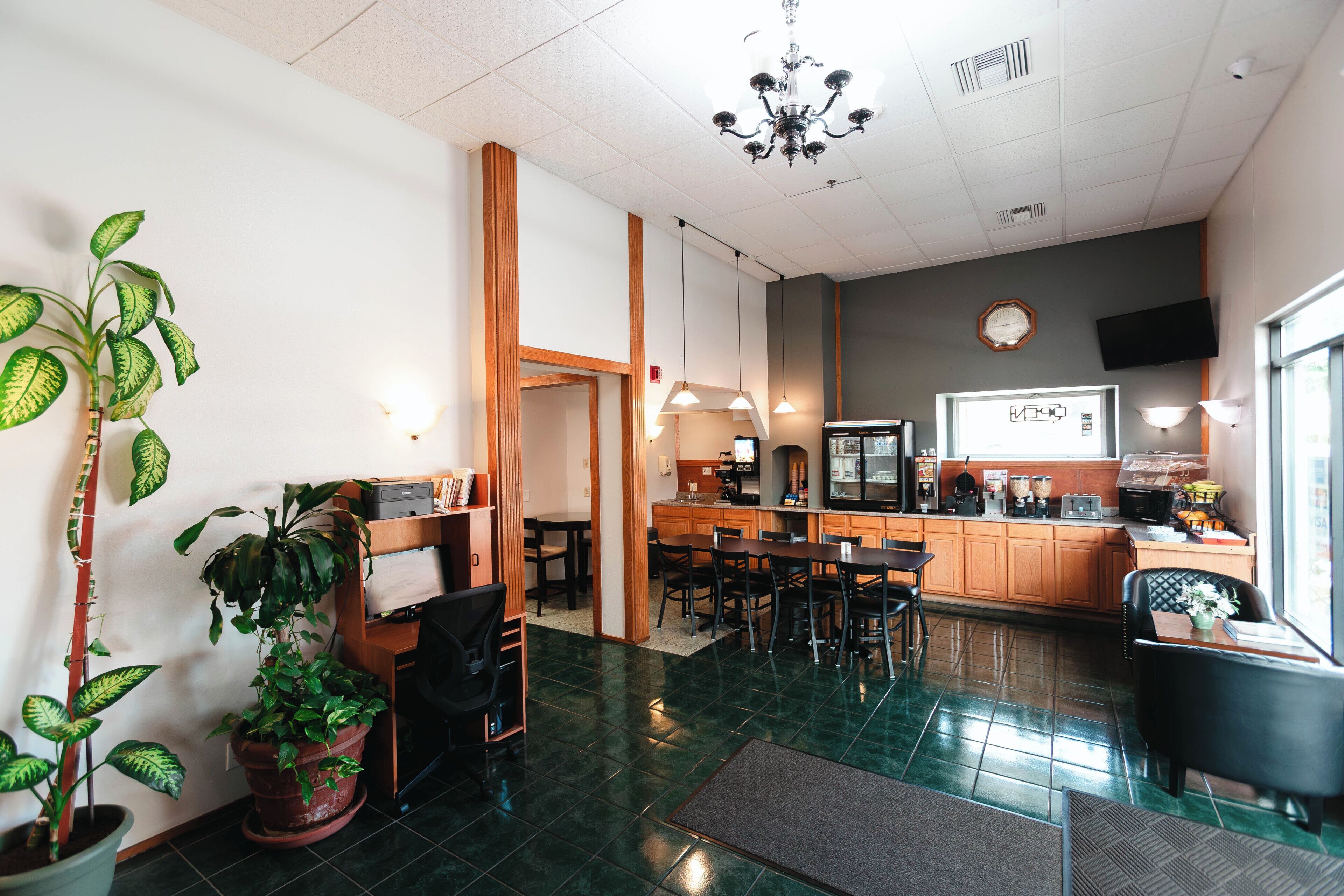 Lobby sitting area