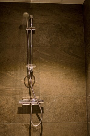 Hair dryer, towels