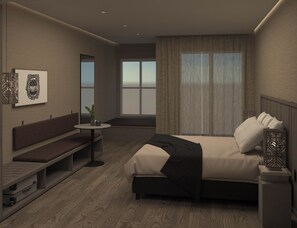 Suíte estúdio júnior | Roupas de cama premium, individualmente decorados