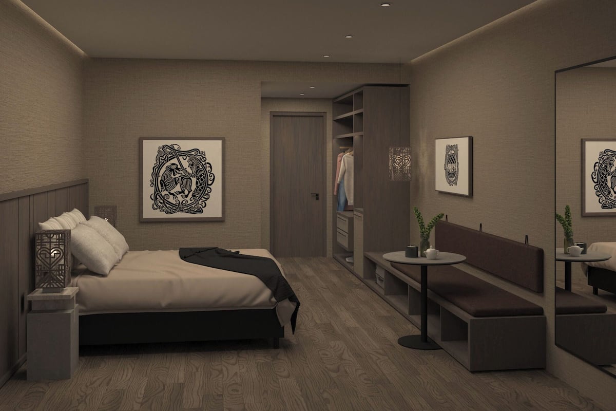 Habitación superior | Ropa de cama de alta calidad y decoración individual