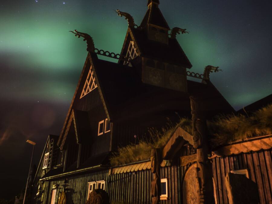 Front of property – evening/night