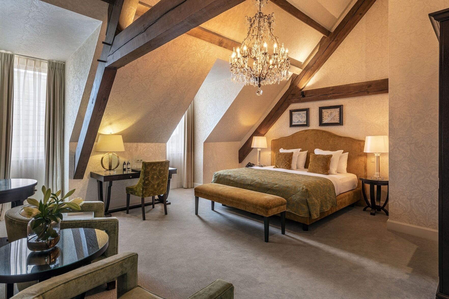 Premium bedding, pillow-top beds, minibar, in-room safe