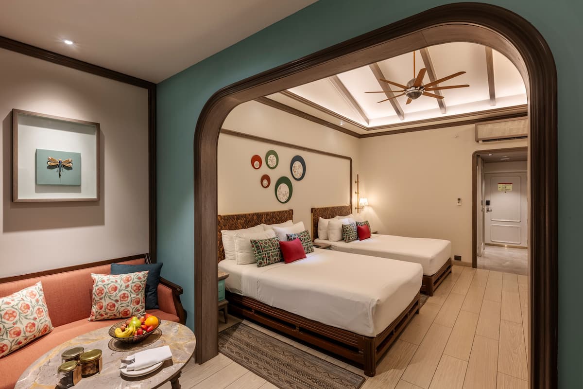 Caja de seguridad en la habitación y decoración personalizada