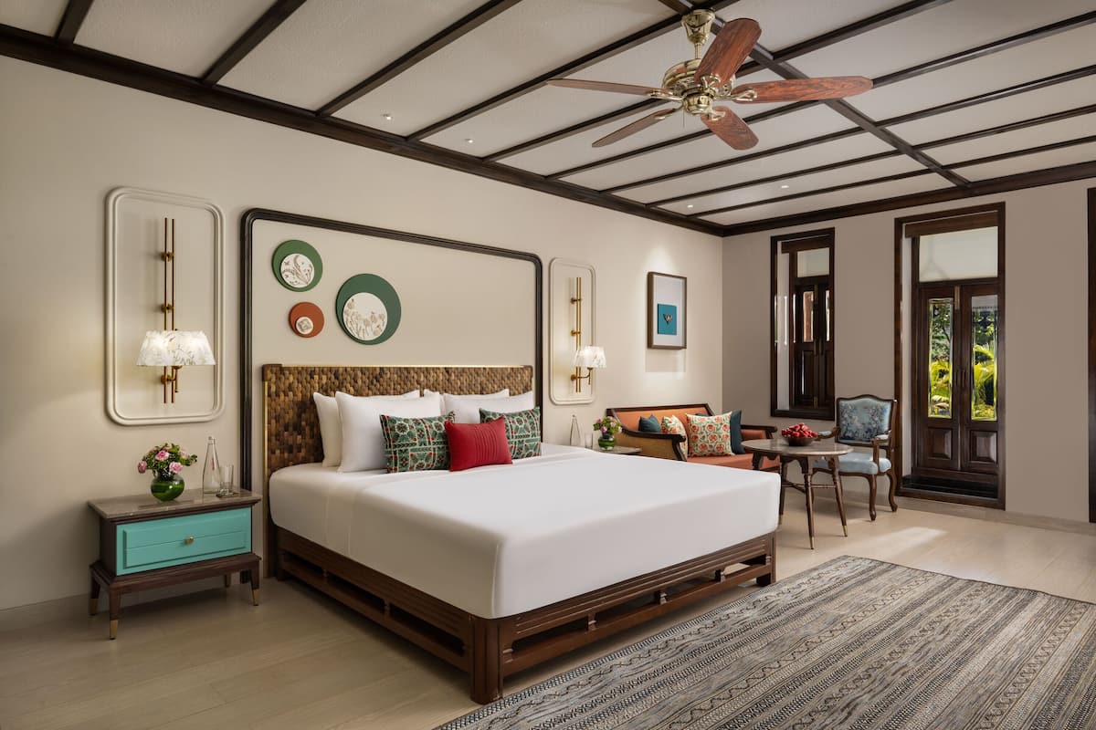 1 quarto, cofres nos quartos, individualmente decorados
