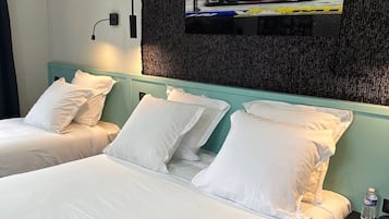 Triple Room | Premium bedding, memory foam beds, in-room safe, desk