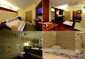 Minibar, in-room safe, desk, blackout curtains - The Chariot Resort & Spa (Puri)