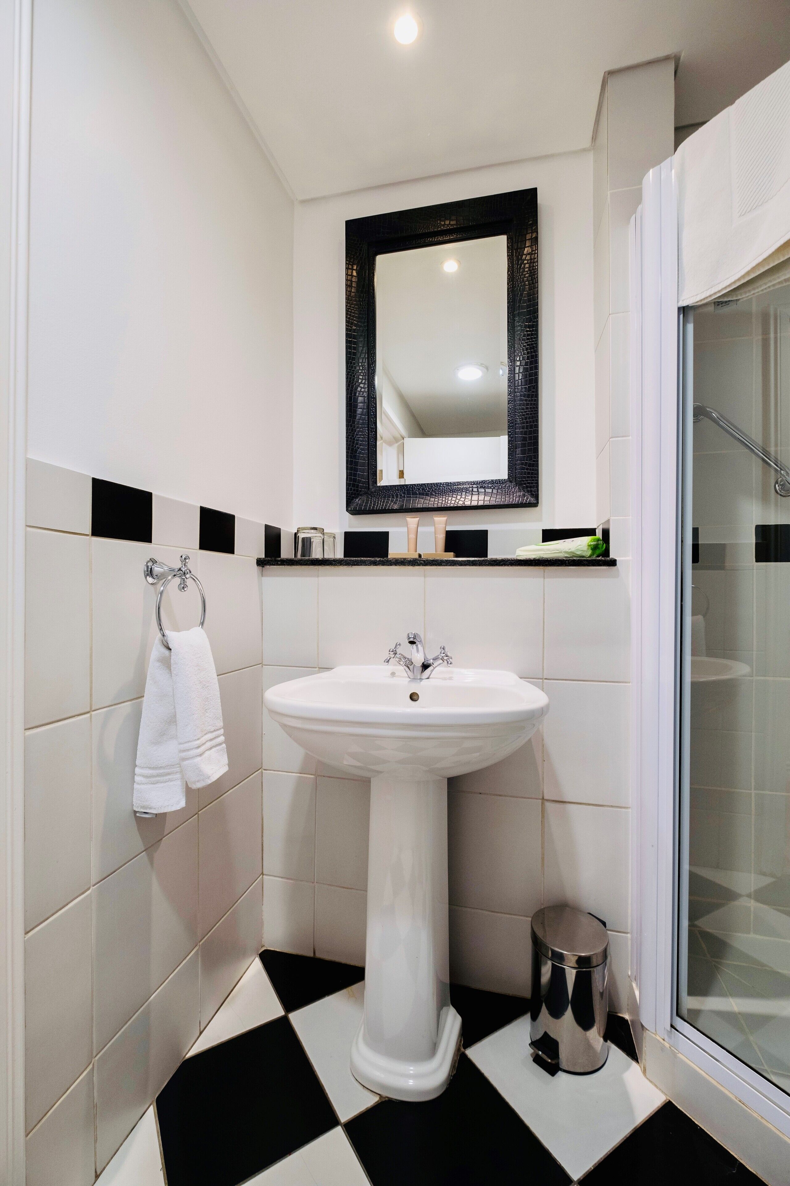 free toiletries, hair dryer, towels, soap