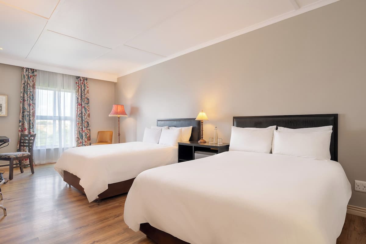 Room, 2 Double Beds, Non Smoking | Premium bedding, down duvets, Select Comfort beds, in-room safe