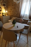 leilighet for to personer with kitchen | Oppholdsområde | LCD-TV