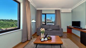 Suite, 1 King Bed with Sofa bed, Sea View | View from room