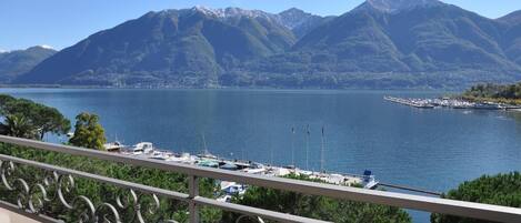 Blick von der Unterkunft