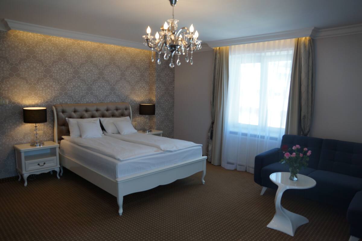 Quarto casal ou duplo | Frigobar, cofres nos quartos, cortinas blackout