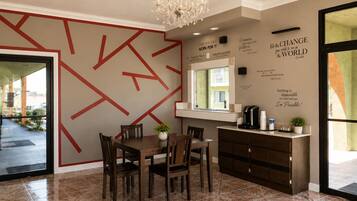 Lobby sitting area