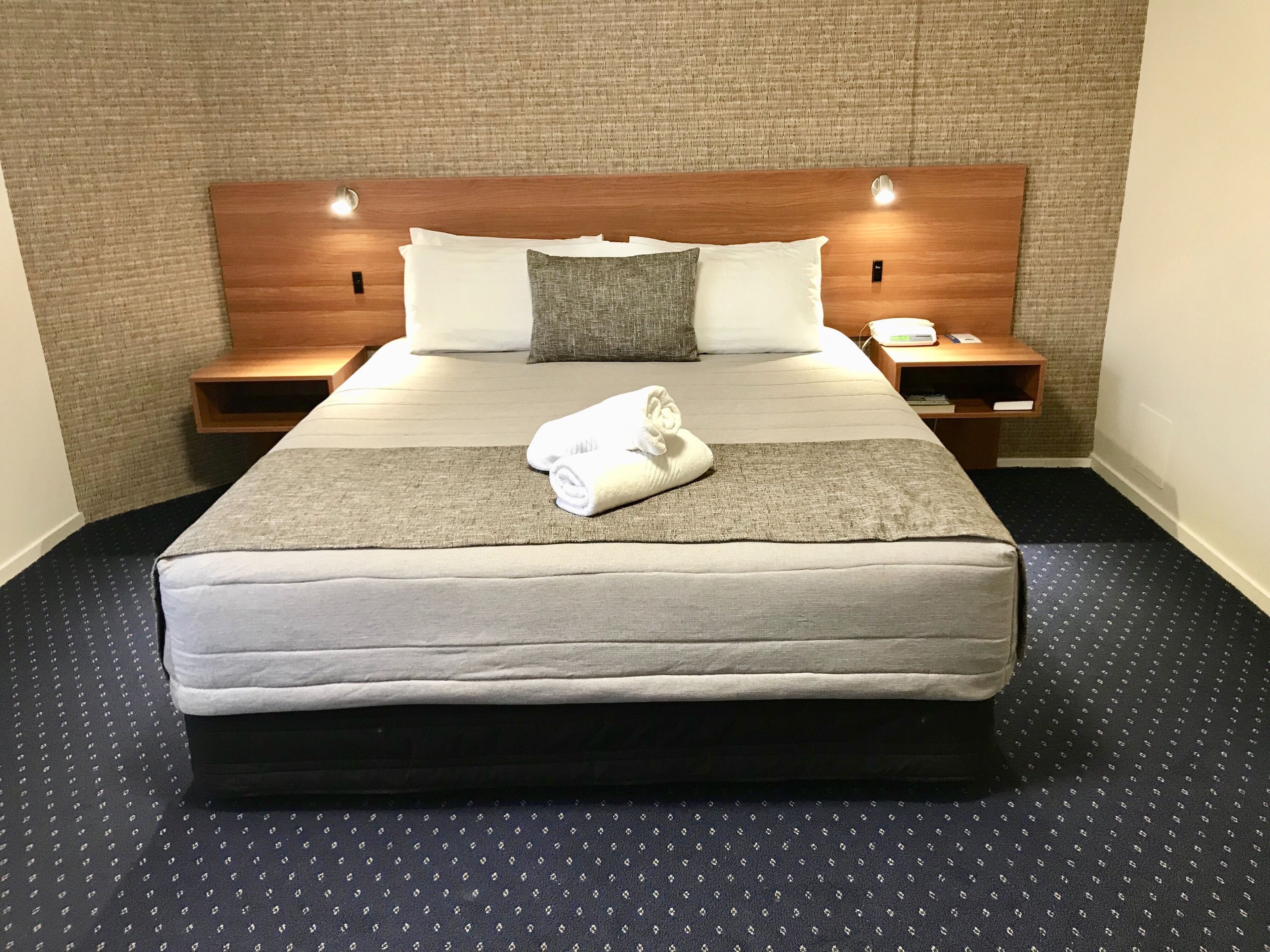 deluxe studio | desk, blackout curtains, soundproofing, iron/ironing board