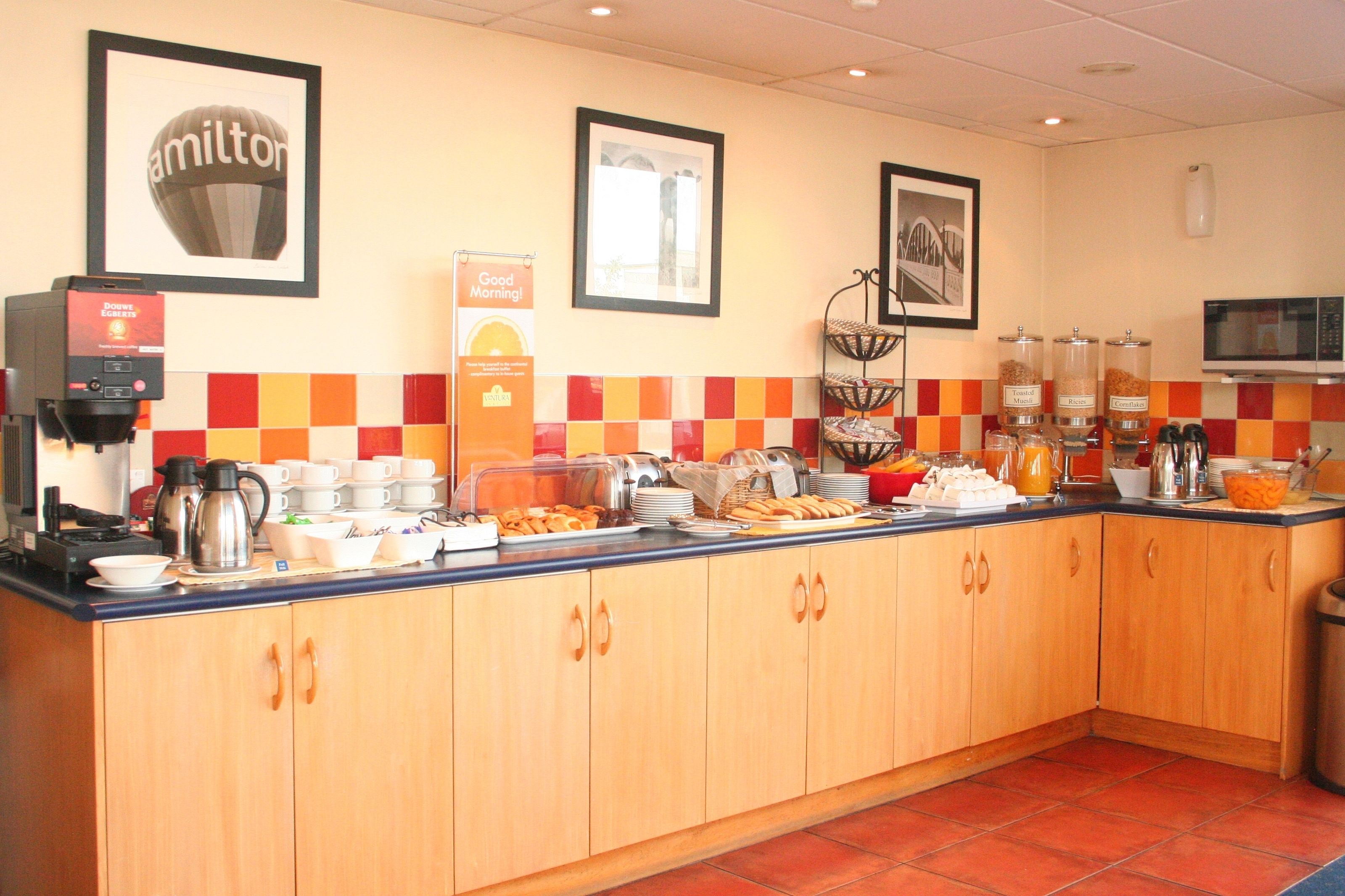 daily continental breakfast (nzd 13.00 per person)