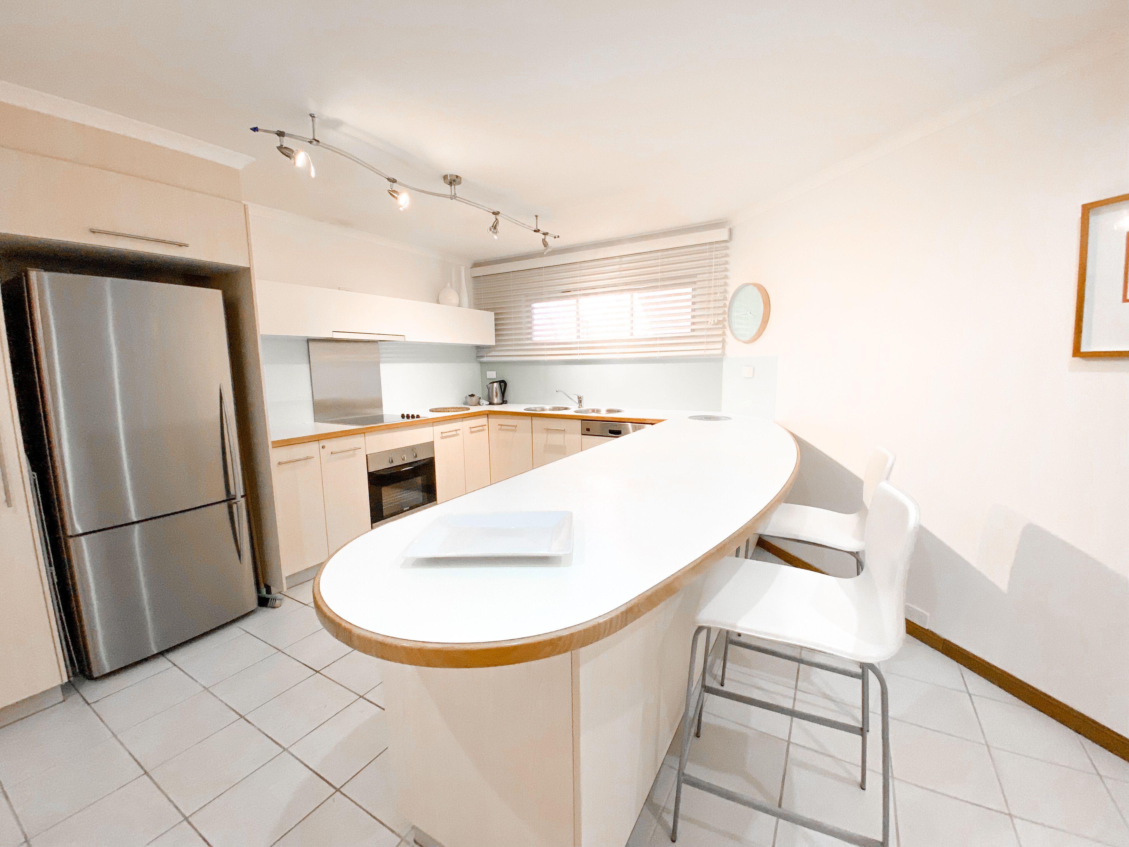 1 bed with balcony | private kitchen | fridge, microwave, oven, stovetop