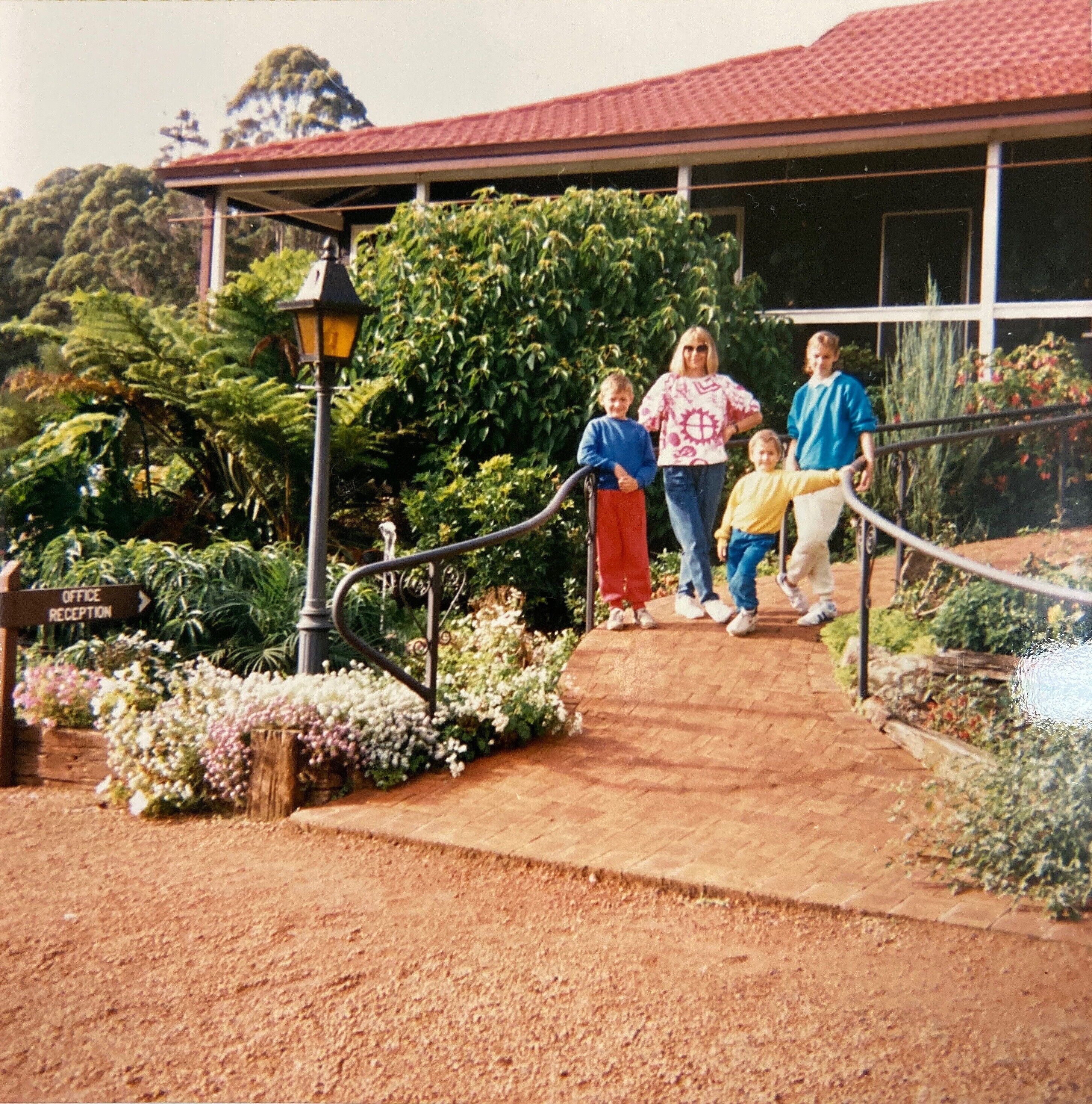 ด้านหน้าที่พัก