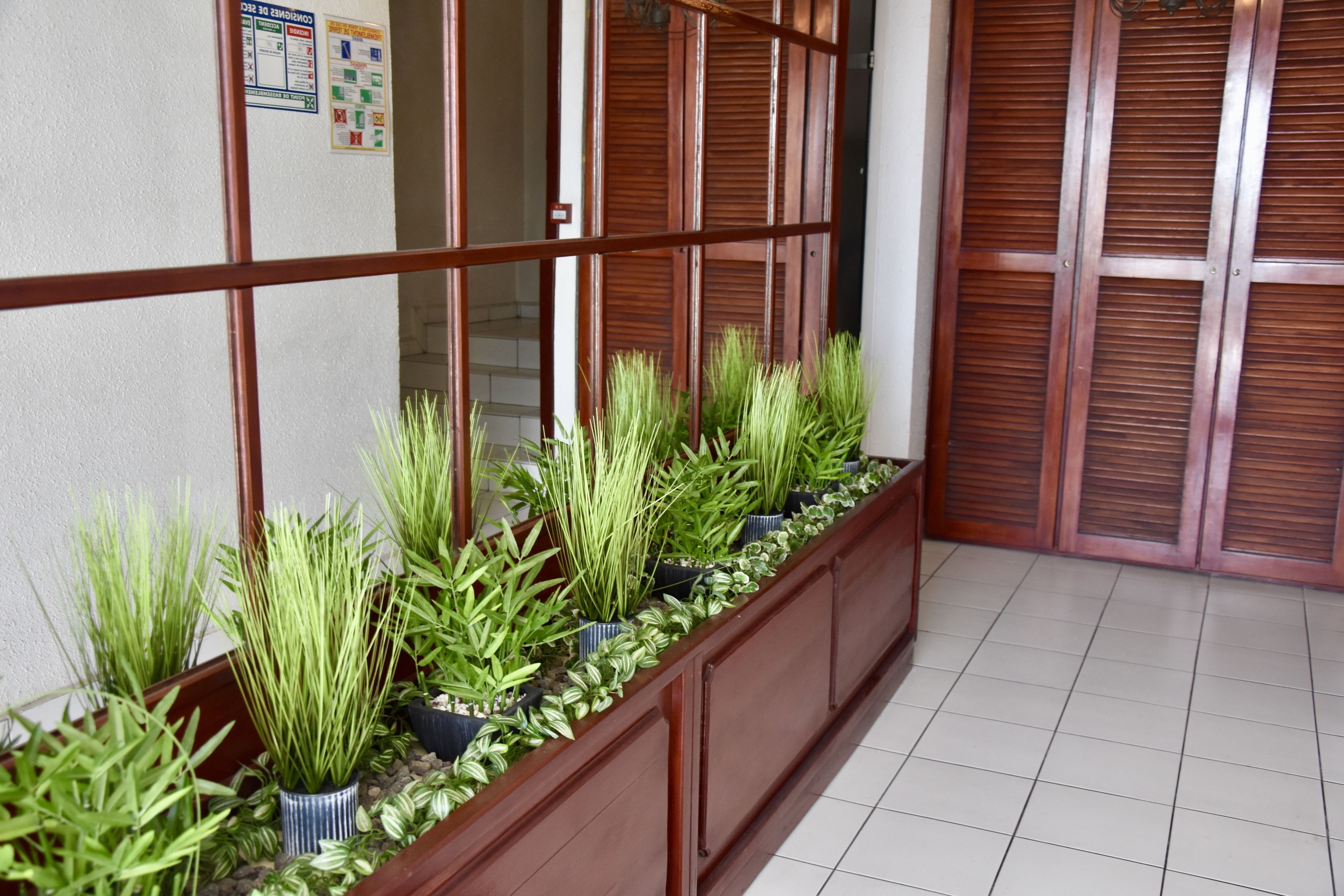 Interior entrance