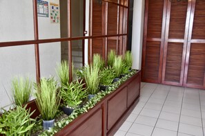 Interior entrance