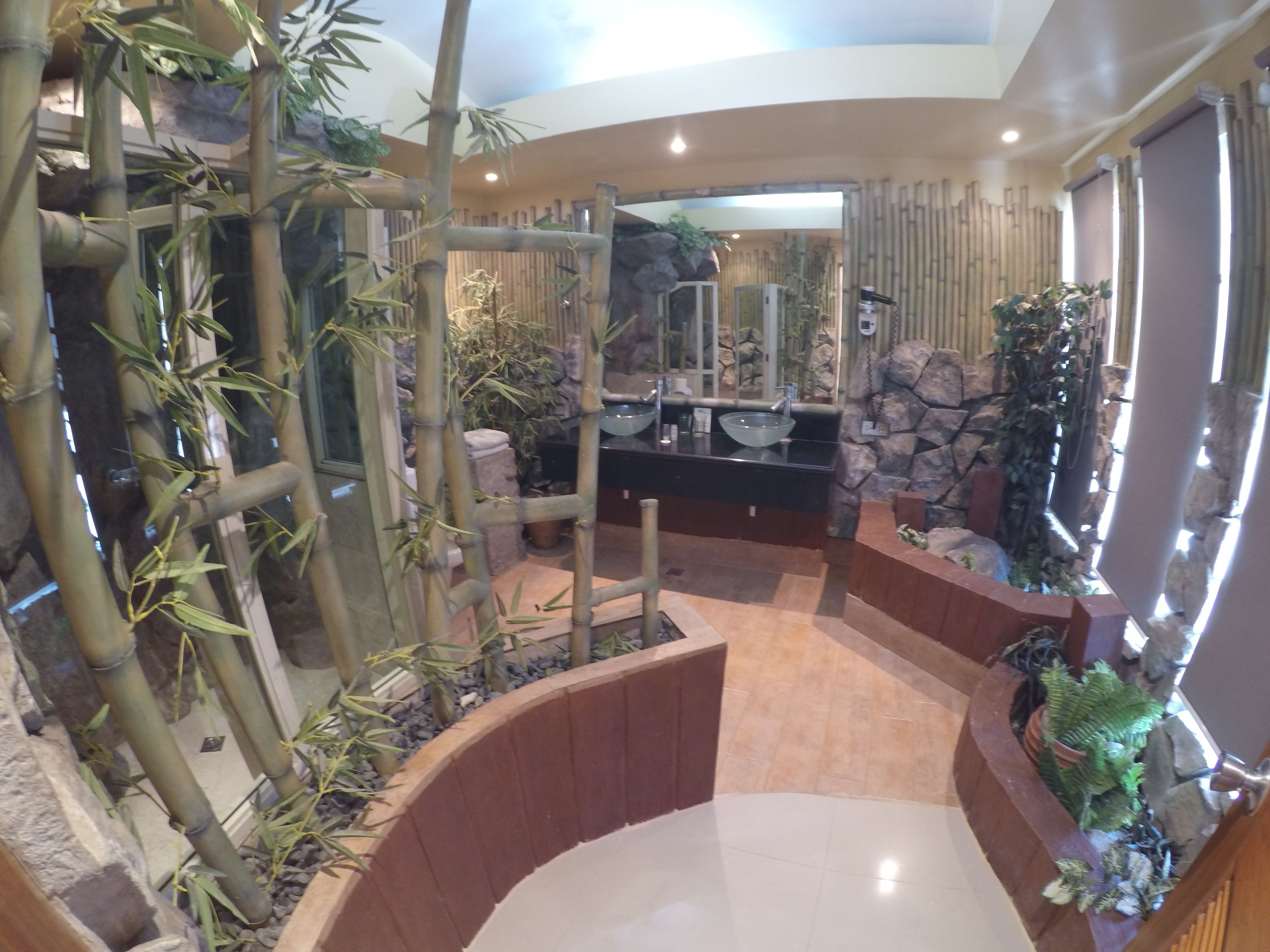 family suite | bathroom | shower, rainfall showerhead, free toiletries, bidet