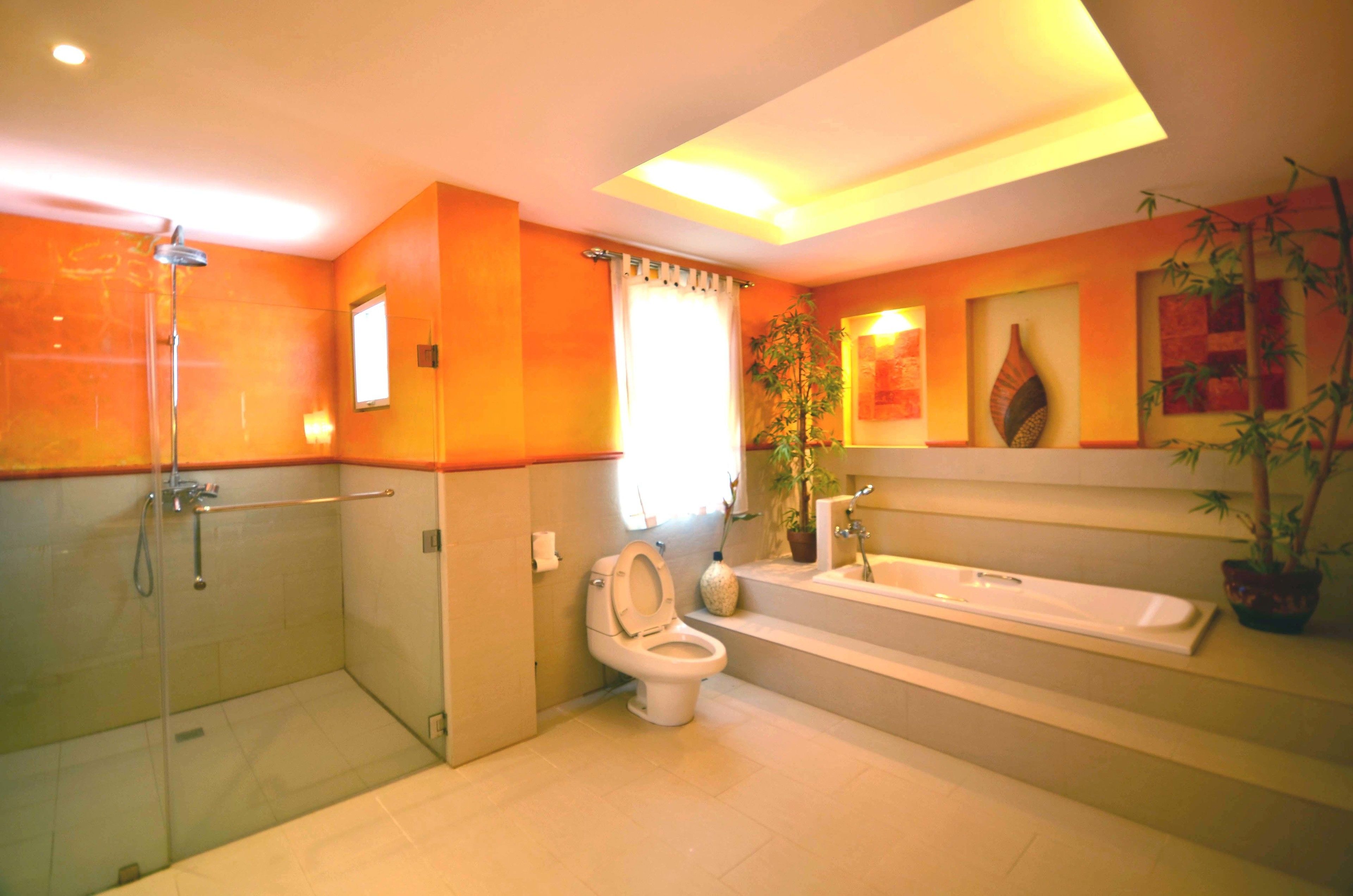 apartment | bathroom | shower, rainfall showerhead, free toiletries, bidet