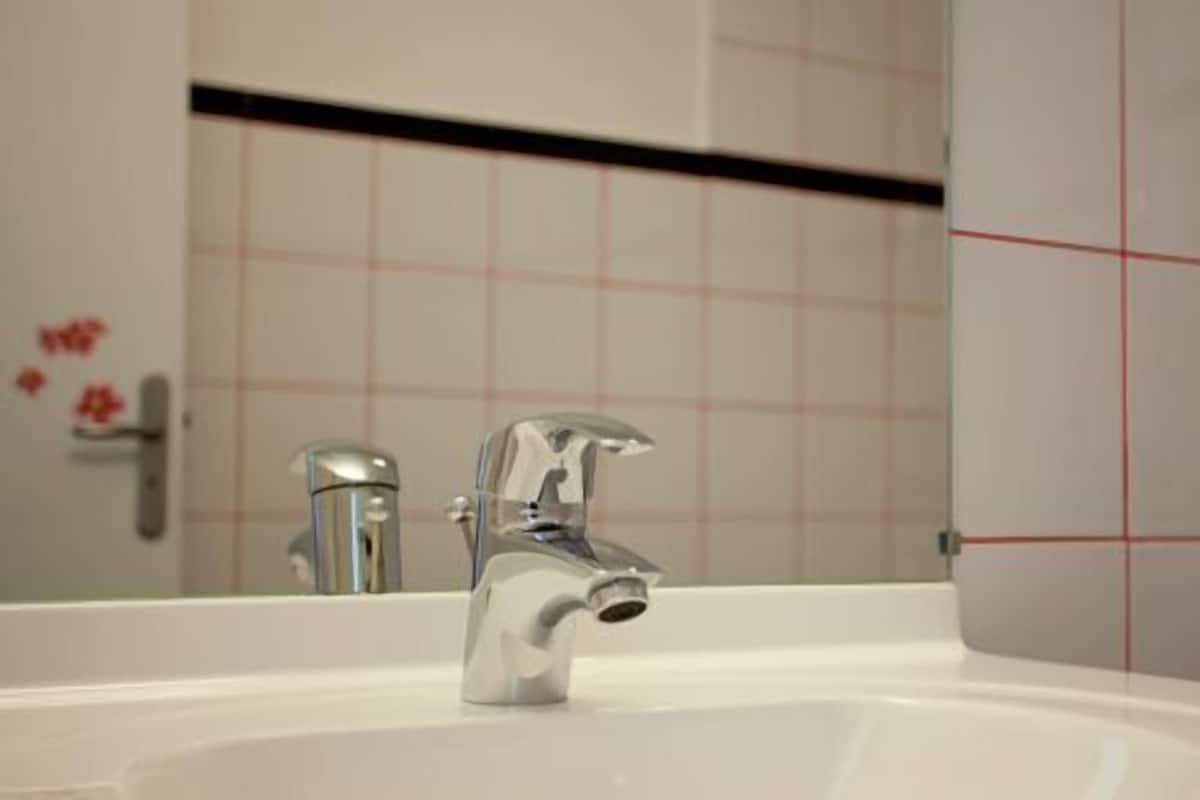 free toiletries, hair dryer, towels