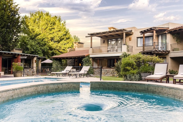 Seasonal outdoor pool