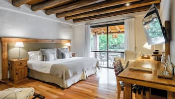 Premium bedding, minibar, in-room safe, desk