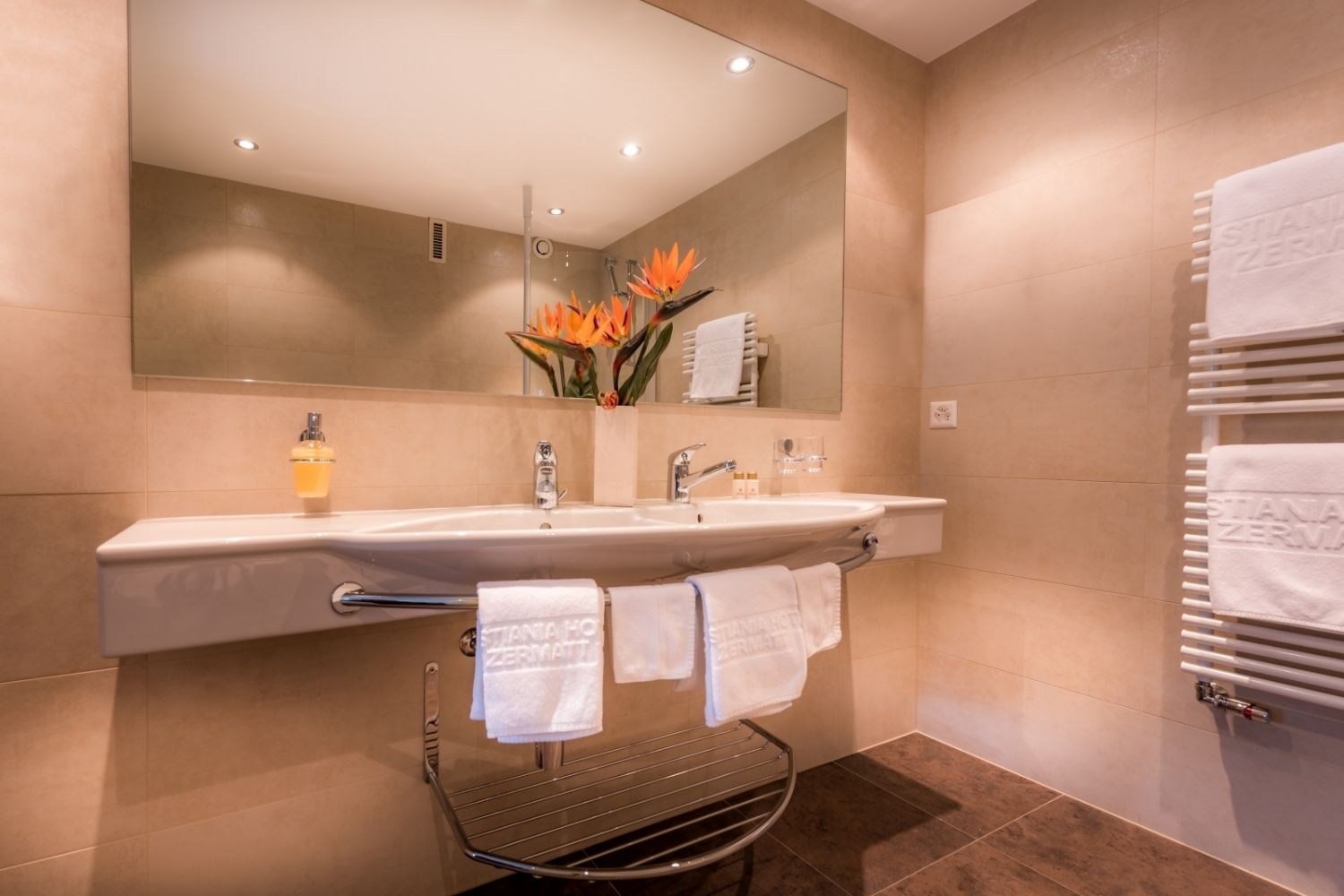 free toiletries, hair dryer, bathrobes, slippers