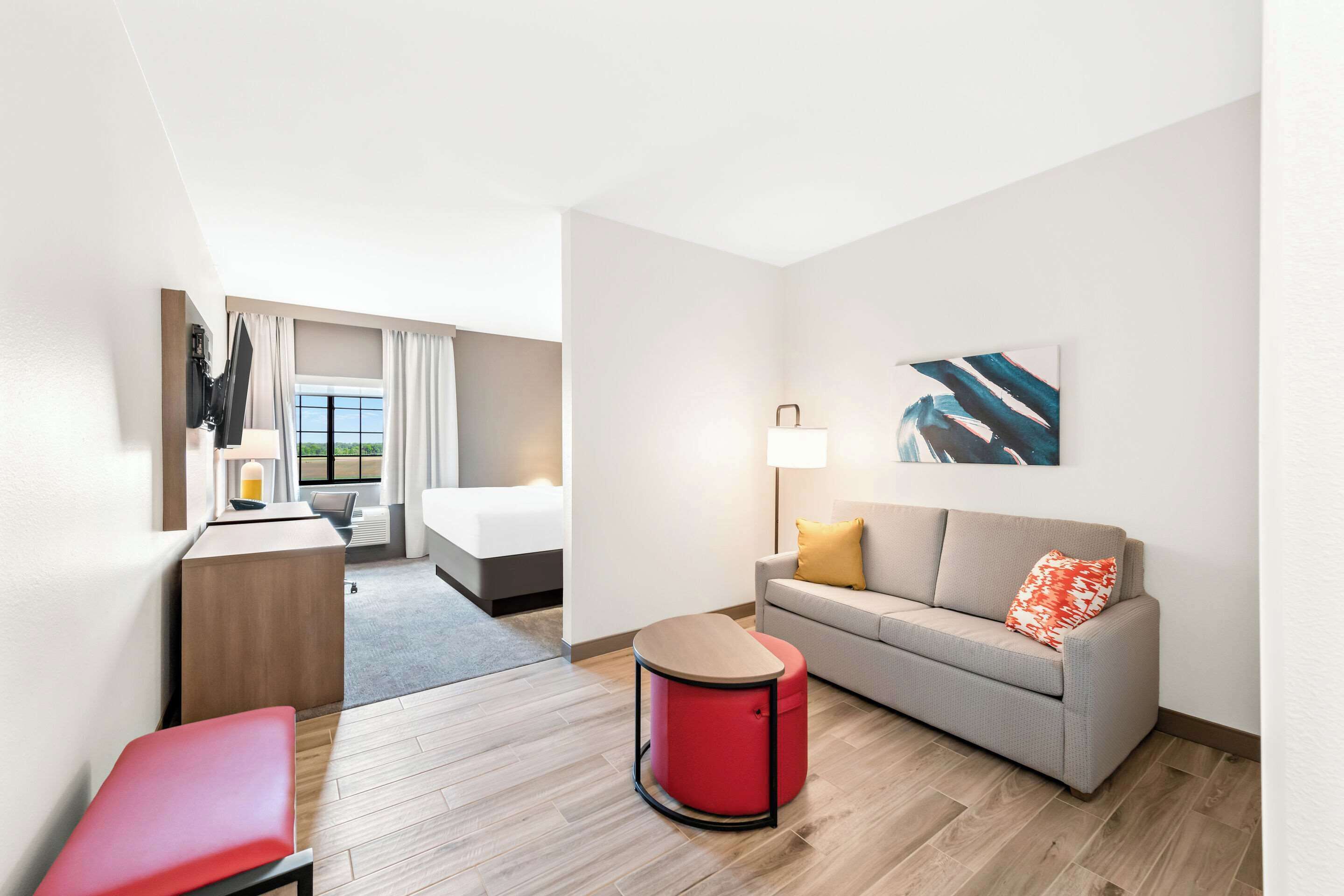 desk, laptop workspace, iron/ironing board, free cots/infant beds