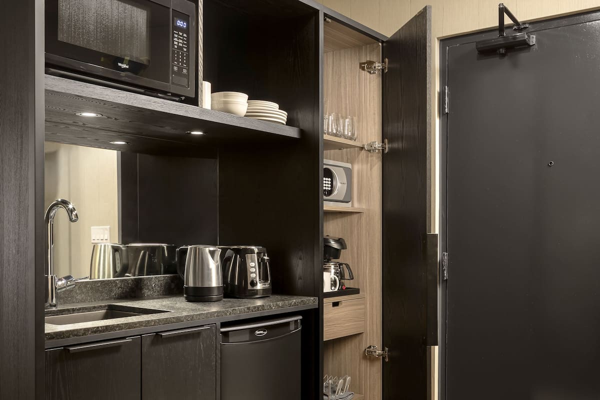 summit one bedroom suite, 1 king bed | private kitchen | fridge, espresso maker, coffee/tea maker, electric kettle