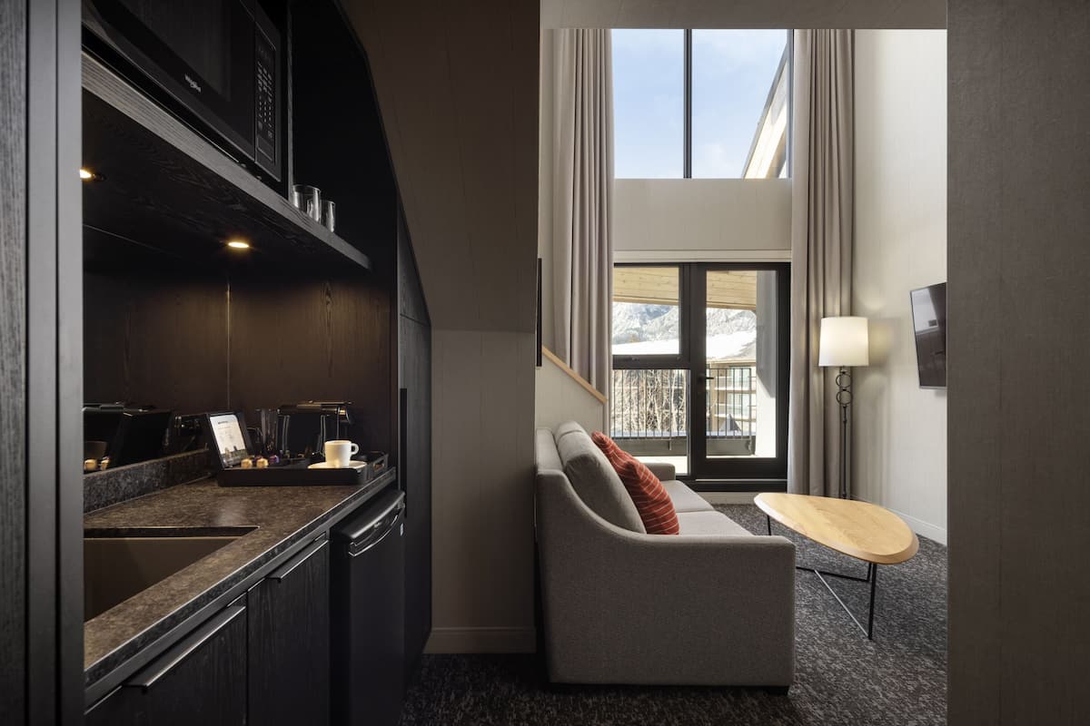 Loft Suite, Balcony | Private kitchenette | Fridge, espresso maker, coffee/tea maker, electric kettle