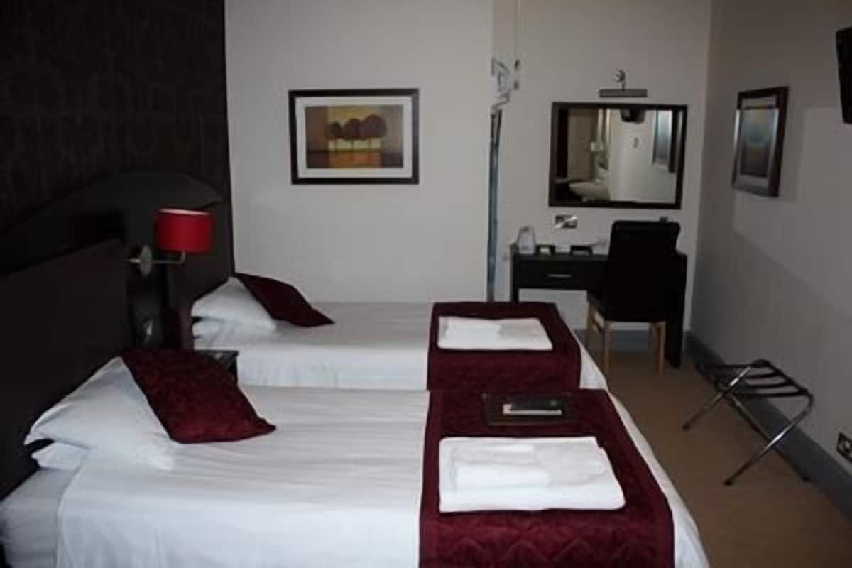 In-room safe, desk, blackout drapes, iron/ironing board