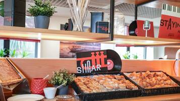 Daily buffet breakfast (EUR 10.90 per person)