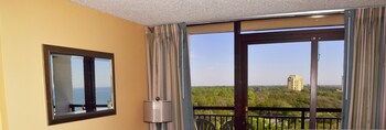 Condo, 2 Bedrooms, Non Smoking, Partial Ocean View | Premium bedding, in-room safe, iron/ironing board at Grande Shores Ocean Resorts Condominiums