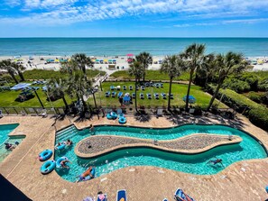 2 outdoor pools, pool loungers - Grande Shores Ocean Resorts Condominiums (Myrtle Beach)