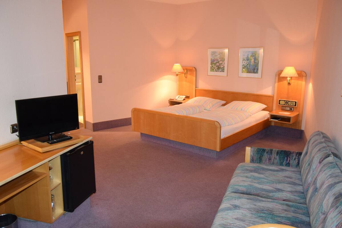 double room | living area | tv