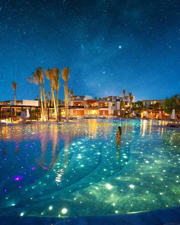 Indoor pool, 2 outdoor pools, open 8:30 AM to 6:00 PM, pool umbrellas