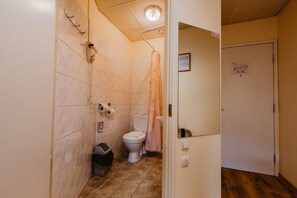 Shower, hair dryer, heated floors (bathroom), towels - Aleksandri Hotel (Tartu)