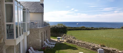 Vue sur la plage/l’océan