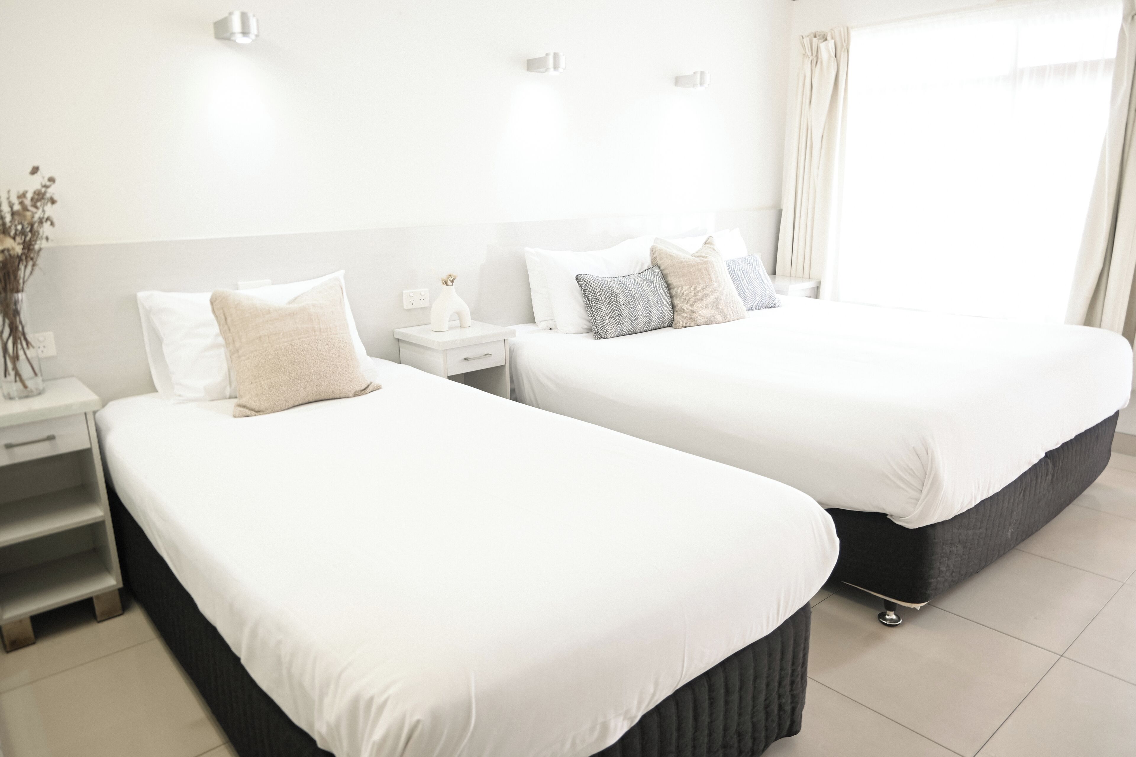 Chambre avec lits jumeaux