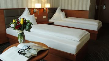 Twin Room | In-room safe, desk, iron/ironing board, rollaway beds
