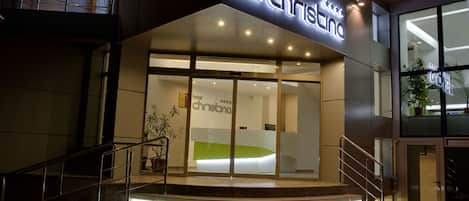 Front of property – evening/night