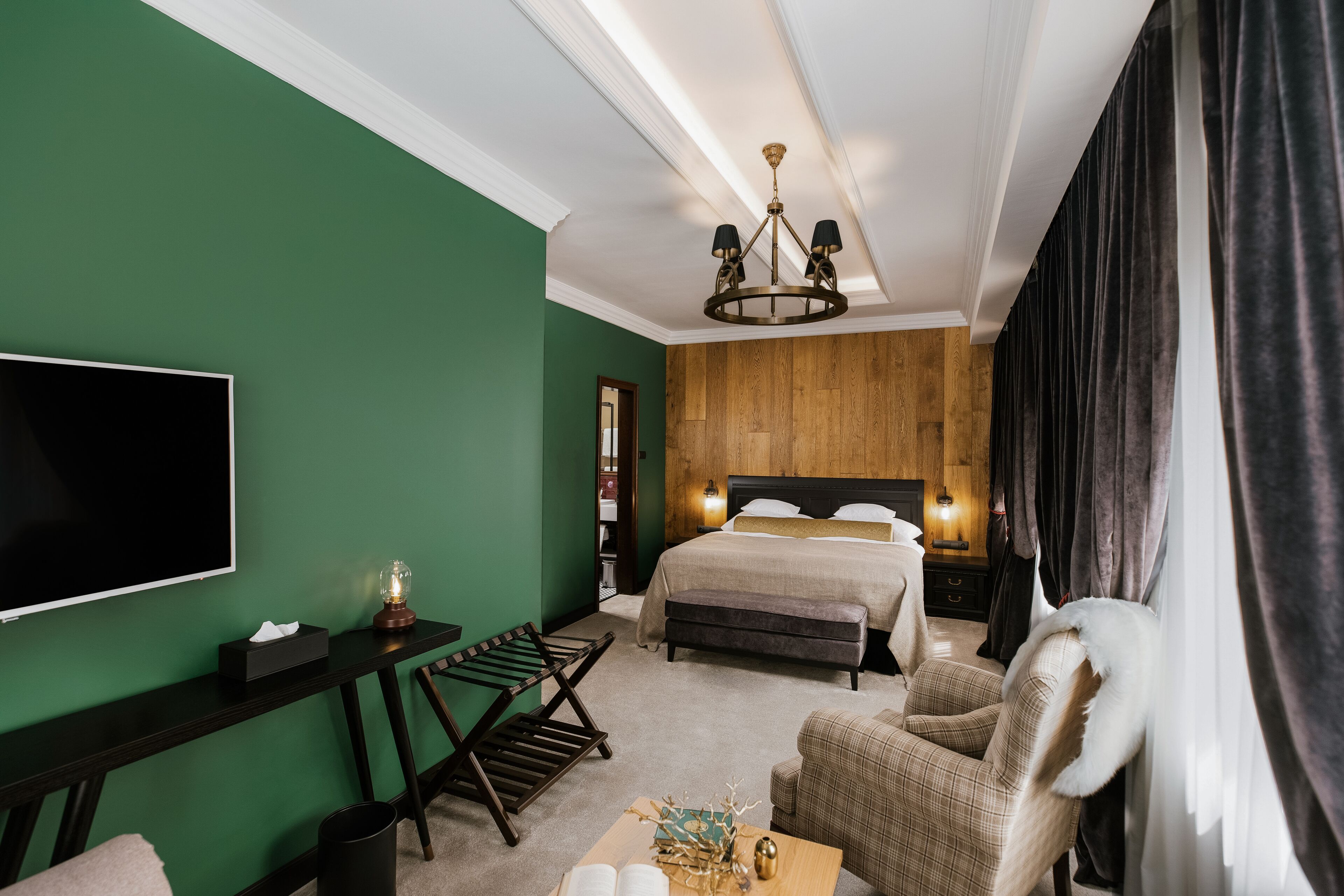 presidential suite | egyptian cotton sheets, premium bedding, memory-foam beds, minibar