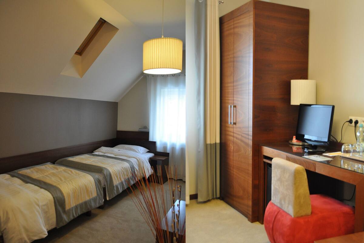 double or twin room | minibar, in-room safe, desk, iron/ironing board