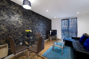 Comfort Apartment, Non Smoking | Living area | 40-inch LCD TV with digital channels, TV, Netflix