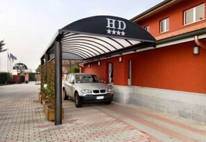 Fassade der Unterkunft