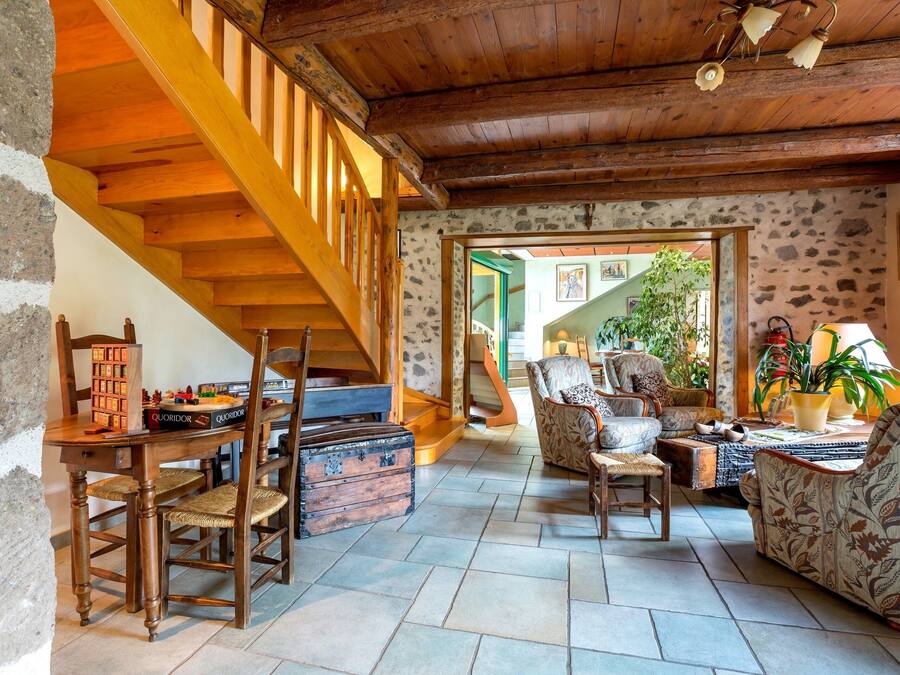 Sala de estar en el lobby