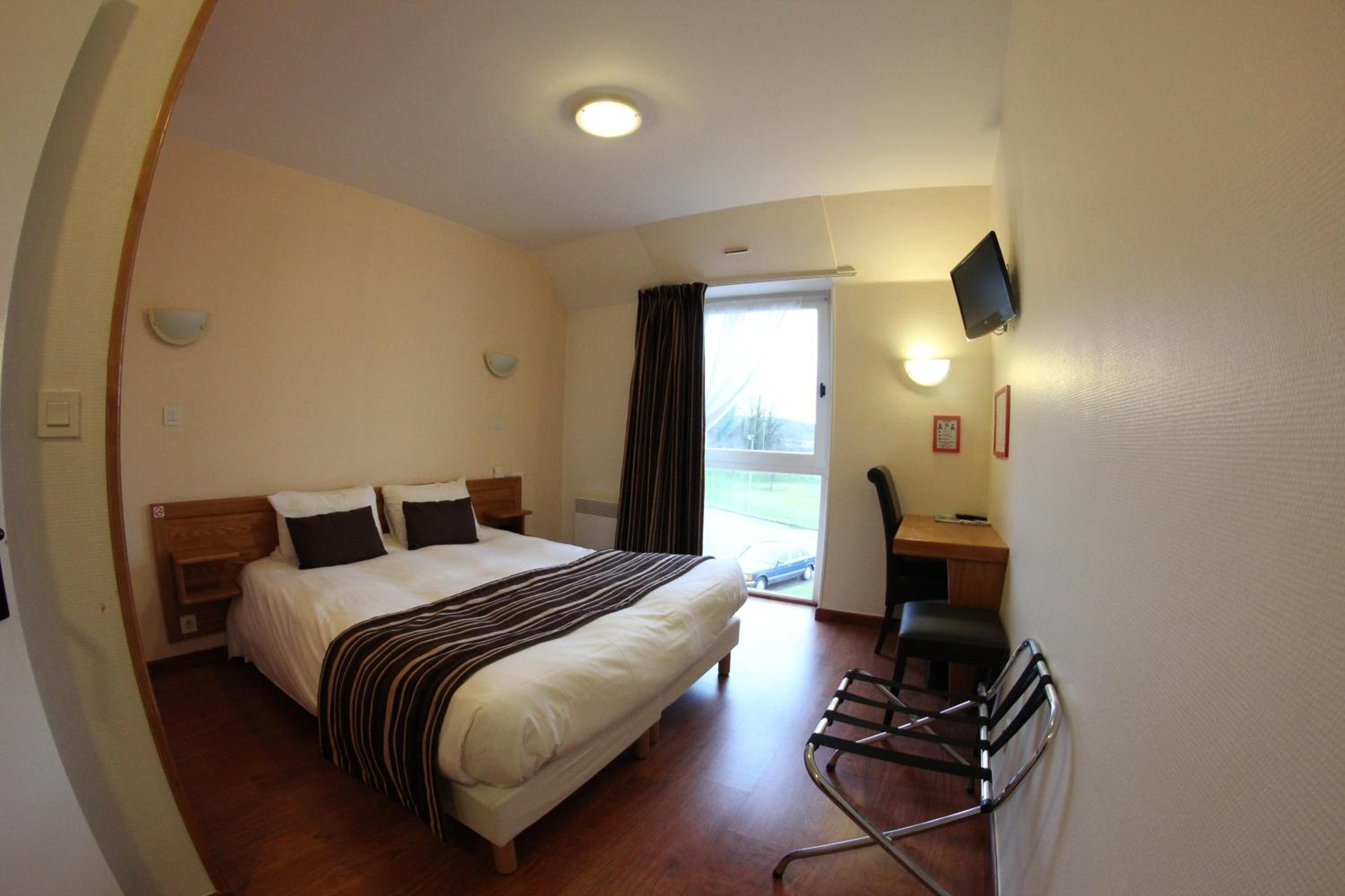 premium bedding, desk, blackout curtains, soundproofing