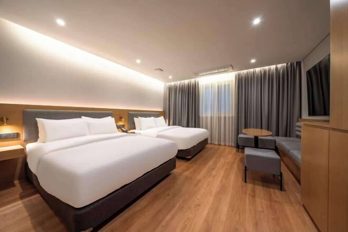 1 Schlafzimmer, schallisolierte Zimmer, Bügeleisen/Bügelbrett